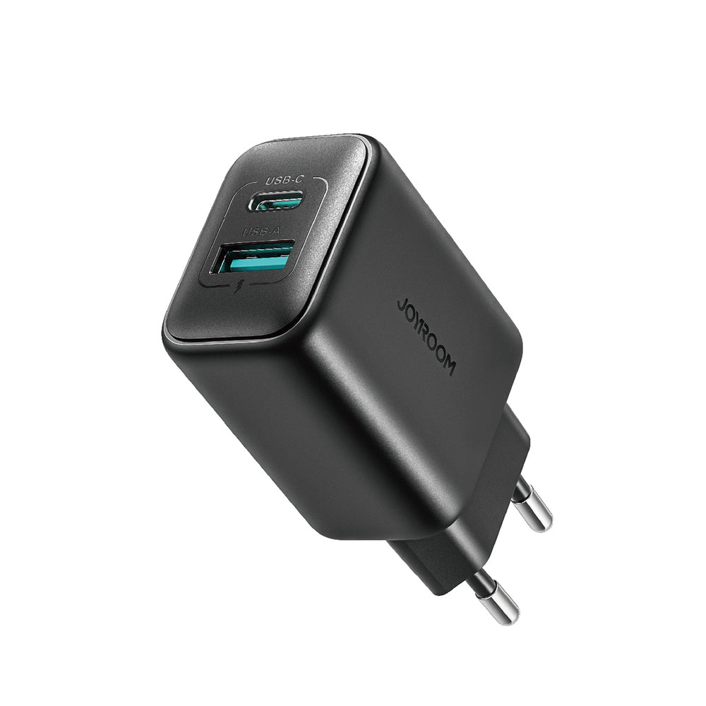 Joyroom JR-TCF13 netværksoplader USB-C / USB-A 25W SFC / PPS / PD - sort