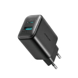 Joyroom JR-TCF13 netværksoplader USB-C / USB-A 25W SFC / PPS / PD - sort