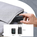 Joyroom JR-TCF13 netværksoplader USB-C / USB-A 25W SFC / PPS / PD - sort