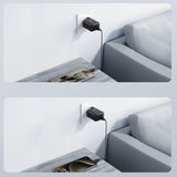 Joyroom JR-TCF23 netværksoplader USB-C 25W SFC / PPS / PD - sort + USB-C / USB-C kabel 1m