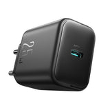 Joyroom JR-TCF23 netværksoplader USB-C 25W SFC / PPS / PD - sort + USB-C / USB-C kabel 1m