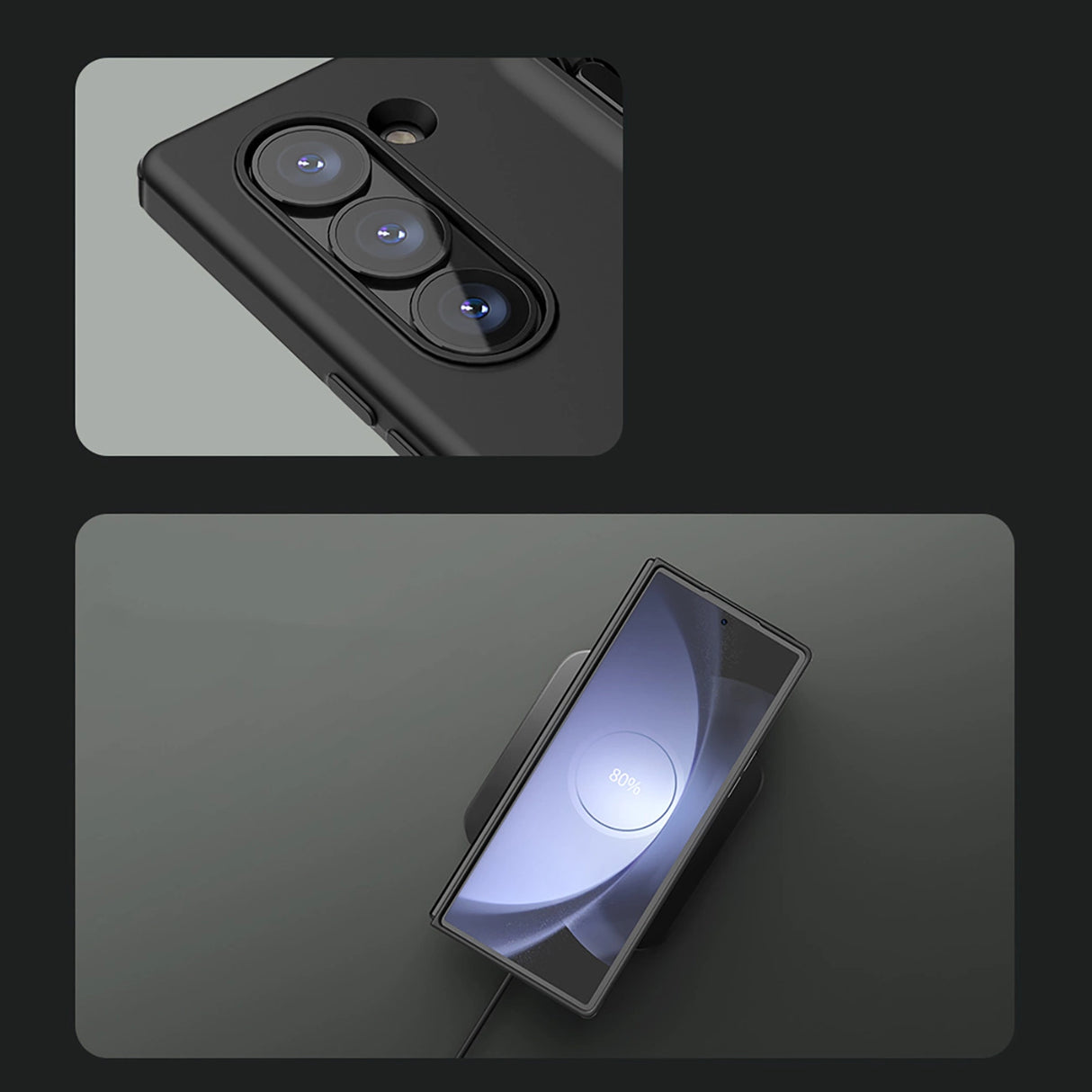 Nillkin Flex Pure Fold Case til Samsung Galaxy Z Fold 6 5G - sort