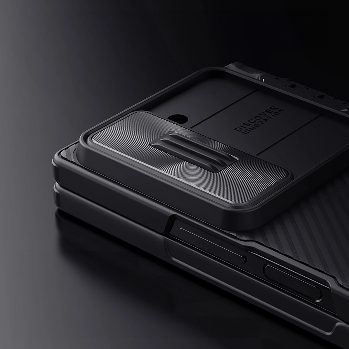 Nillkin CamShield Fold Case til Samsung Galaxy Z Fold 6 5G med Stylus Holder - sort