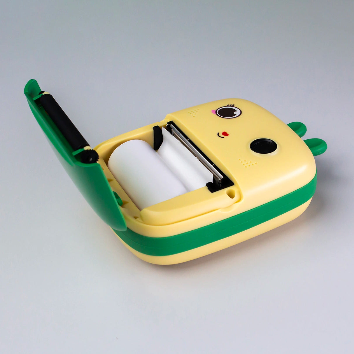 Mini termisk printer til børn med kamera og videokamera - grøn