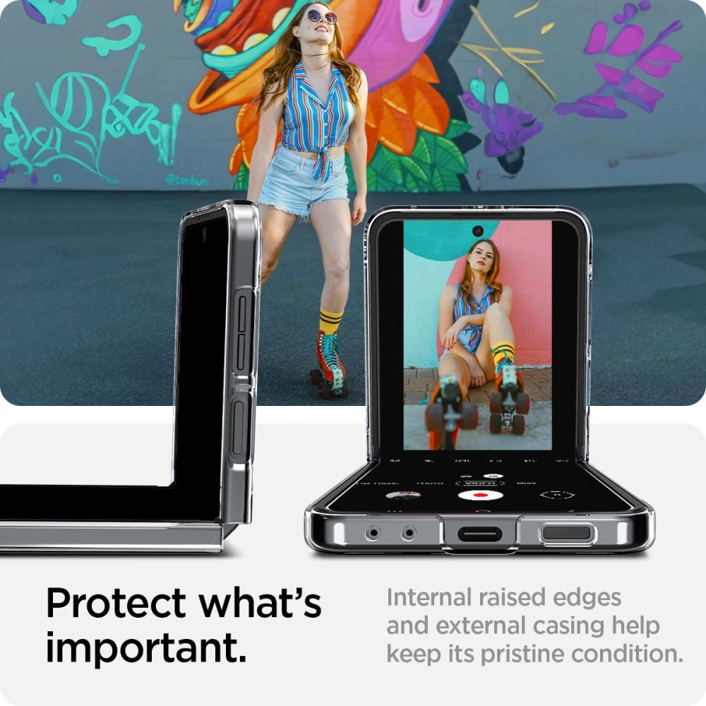 Spigen Airskin Case til Samsung Galaxy Z Flip 6 - klar