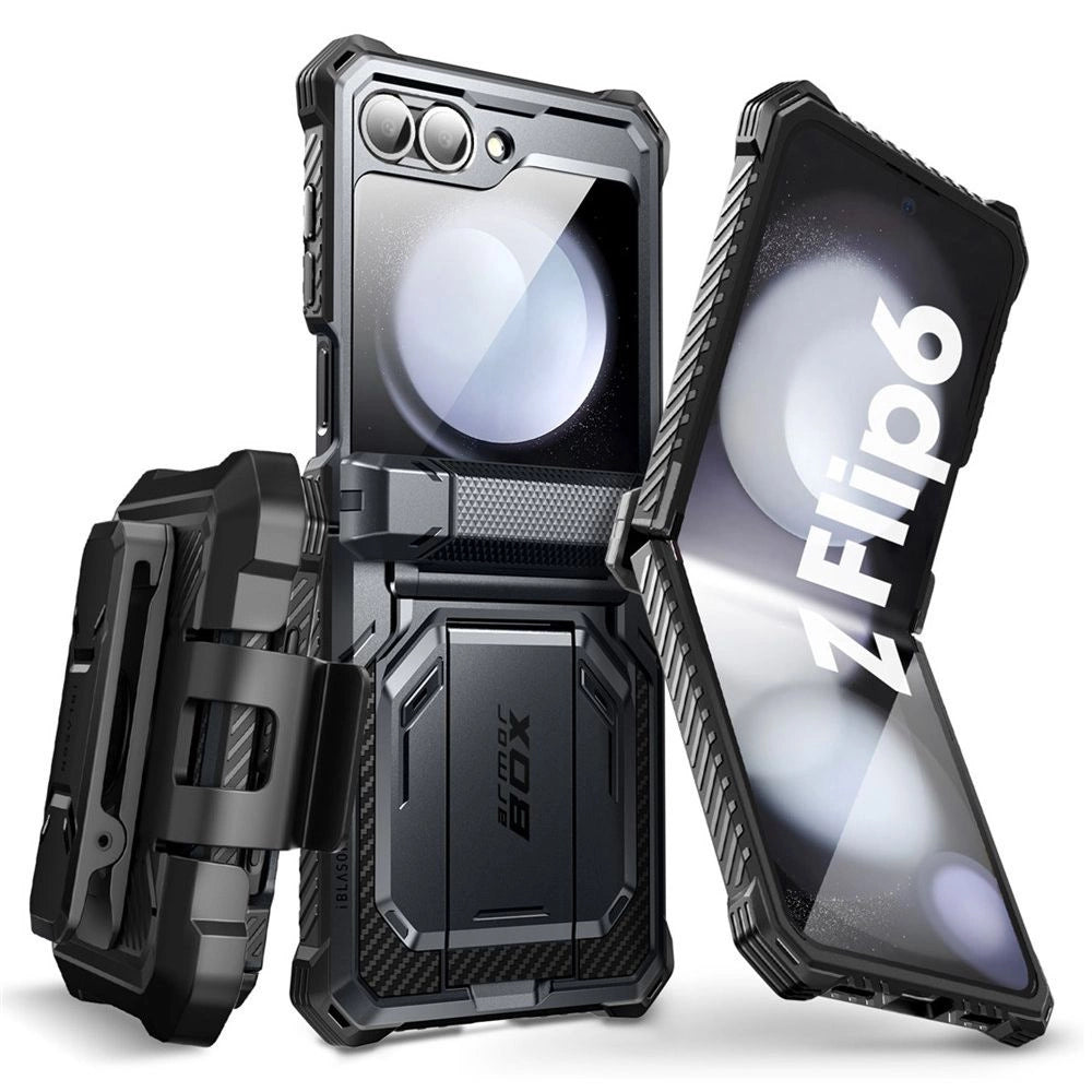 Supcase IBLSN ArmorBox Case til Samsung Galaxy Z Flip 6 - sort