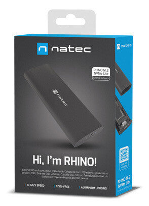 NATEC NKZ-2286 drevkabinet SSD kabinet Sort M.2