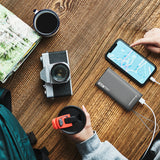 Powerbank Wozinsky K65+ 65W 30000mAh 2x USB-C, 1x USB-A 65W - gray