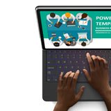 Dux Ducis Keyboard (MK Series) Case with Bluetooth Keyboard for Samsung Galaxy Tab S9+ / S8+ / S7+ - Black