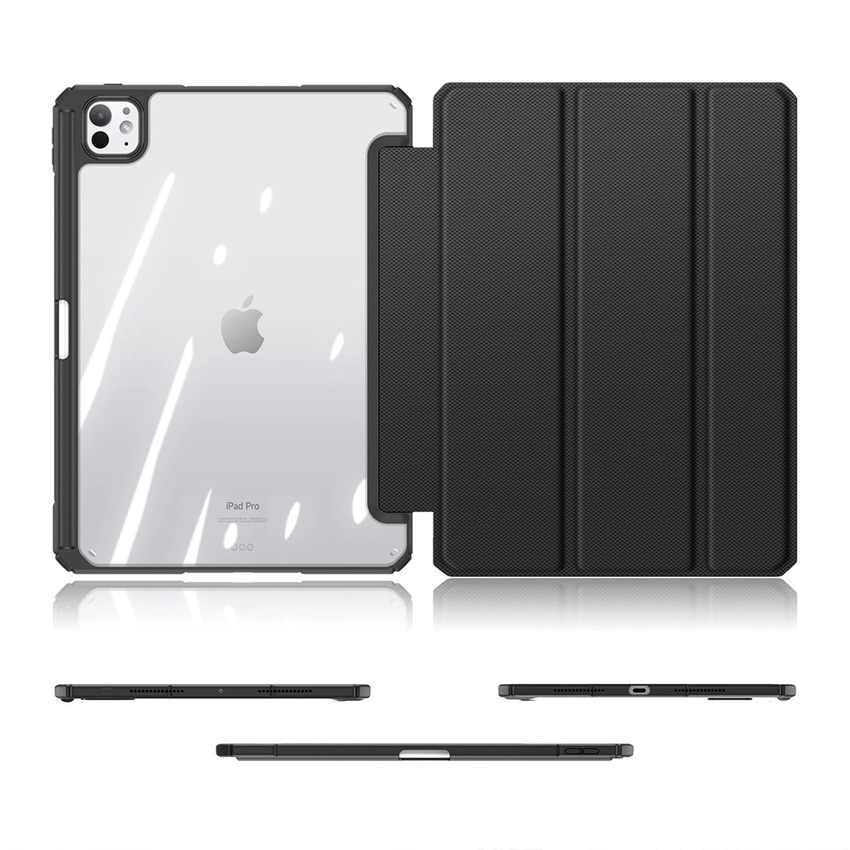 Dux Ducis Toby case with flap and stand for iPad Pro 11" 2024 - black