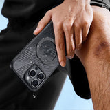 Dux Ducis Aimo Mag Case with MagSafe and Stand for iPhone 16 Pro Max - Black