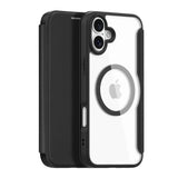 Dux Ducis Skin X Pro iPhone 16 Case med MagSafe og Flip Cover - sort