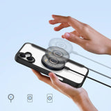 Dux Ducis Skin X Pro iPhone 16 Case med MagSafe og Flip Cover - sort