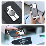 Dux Ducis Skin X Pro iPhone 16 Case med MagSafe og Flip Cover - sort