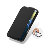 Dux Ducis Skin X Pro iPhone 16 Case med MagSafe og Flip Cover - sort