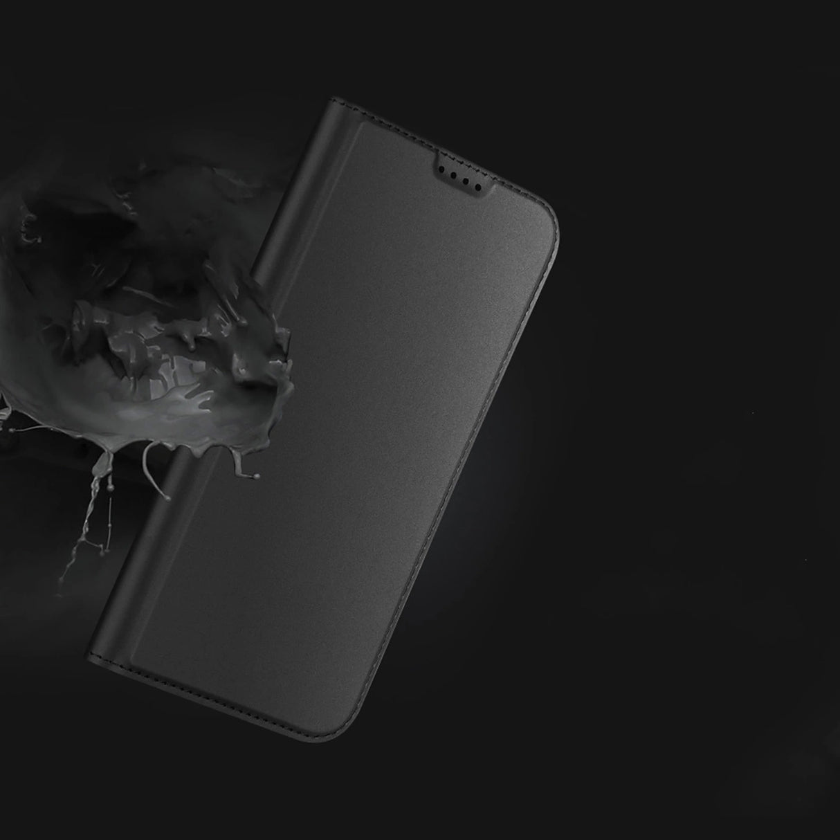 Dux Ducis Skin Pro iPhone 16 Plus Case with Flip and Card Slot - Black