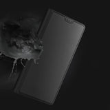 Dux Ducis Skin Pro iPhone 16 Pro Case with Flip and Card Slot - Black