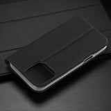 Dux Ducis Skin Pro iPhone 16 Pro Case with Flip and Card Slot - Black