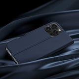 Dux Ducis Skin Pro iPhone 16 Pro Max Case with Flip and Card Slot - Blue