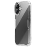 Nillkin Nature Pro Case til iPhone 16 - gennemsigtig og hvid