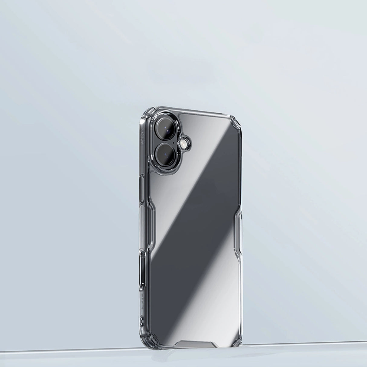 Nillkin Nature Pro Case til iPhone 16 - gennemsigtig og hvid