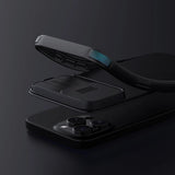 Nillkin CamShield Pro Case for iPhone 16 Pro Max with camera cover - black