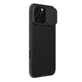 Nillkin CamShield Pro Case for iPhone 16 Pro Max with camera cover - black