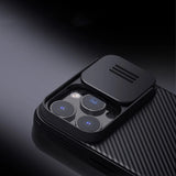 Nillkin CamShield Pro Case for iPhone 16 Pro Max with camera cover - black