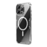 Nillkin Nature Pro Magnetic Case med MagSafe til iPhone 16 Pro - Transparent & Hvid