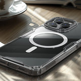 Nillkin Nature Pro Magnetic Case med MagSafe til iPhone 16 Pro - Transparent & Hvid