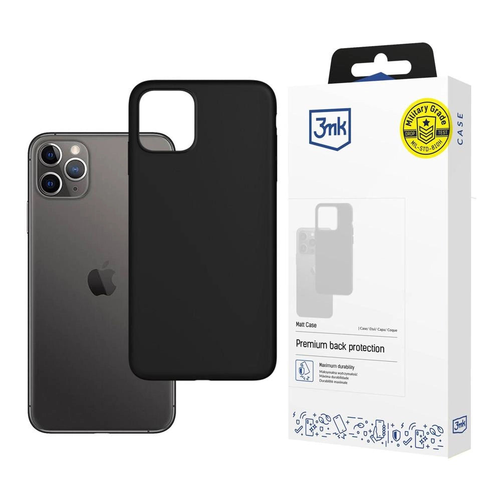 3mk Matt Case til iPhone 11 Pro Max - sort