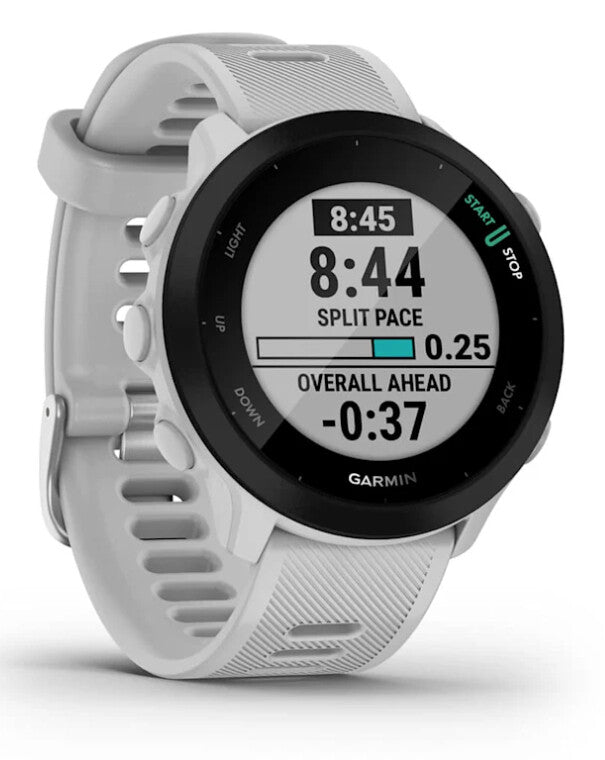 Garmin Forerunner 55 2,64 cm (1.04") MIP 42 mm Digital 208 x 208 pixel Hvid GPS (satellit)