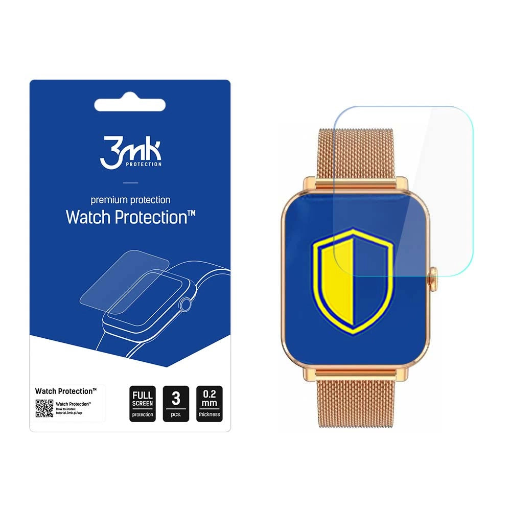 3mk Watch ProtectionTM v. FlexibleGlass hybridglas på Rubicon RNCE92