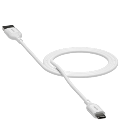 Mophie Charge Essentials USB-A-USB-C-kabel 1 m - hvid