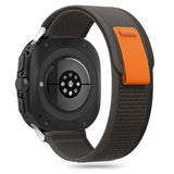 Tech-Protect Nylon Strap til Samsung Galaxy Watch Ultra (47mm) - sort/orange
