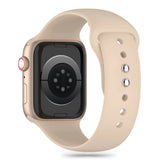 Tech-Protect Silicone Strap til Apple Watch 4 / 5 / 6 / 7 / 8 / 9 / SE / Ultra 1 / 2 (42 / 44 / 45 / 49 mm) - Brunt