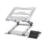Wozinsky WRS-CPY75DSS Aluminium Laptop og Tablet Stand + Gratis Smartphone Stand - Silver