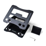 Wozinsky WRS-CPY75DSB Aluminium Laptop og Tablet Stand + Gratis Smartphone Stand - sort