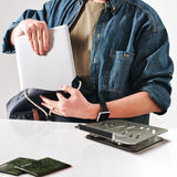 Laptop stativ Wozinsky WRS-CPY84SS aluminium + Gratis! smartphone stativ - sølv