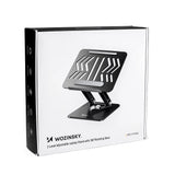 Wozinsky WRS-CPY84SB 360 Aluminum Laptop and Tablet Stand + Free Smartphone Stand - Black