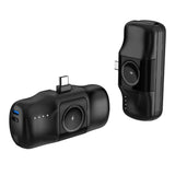 Wozinsky WF16-YCS 5000mAh 15W USB-C Mini Power Bank med indbygget USB-C-kabel og Apple Watch-oplader - sort