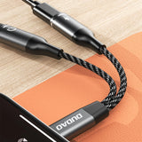 Dudao L13C+ 2in1 USB-C Adapter - Gray