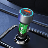 Dudao R4T 25W USB-A / USB-C Biloplader - Grå