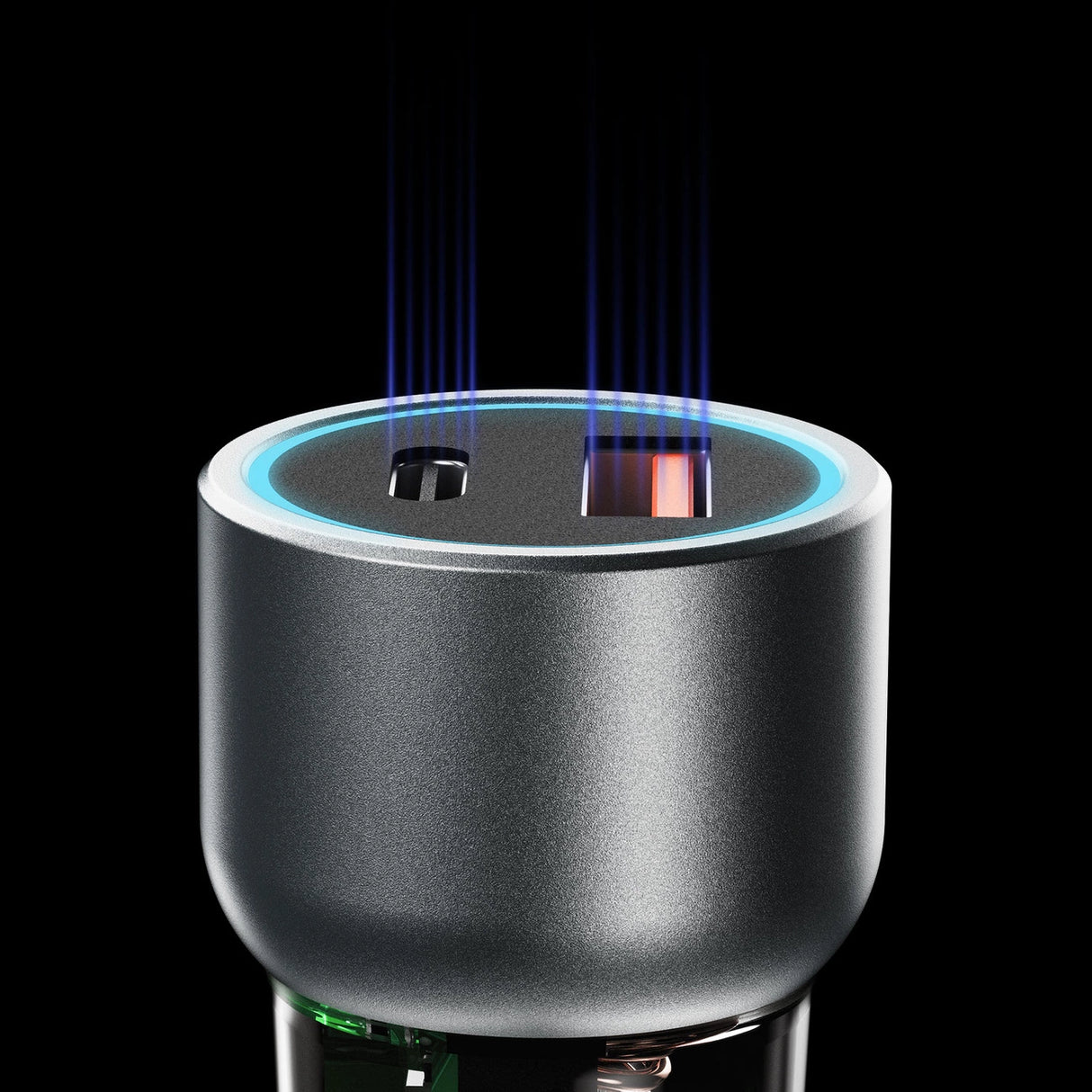 Dudao R4T 25W USB-A / USB-C Biloplader - Grå