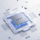 GaN Dudao A30EUL 30W USB-A / USB-C Wall Charger + USB-C - Lightning Cable - Hvid