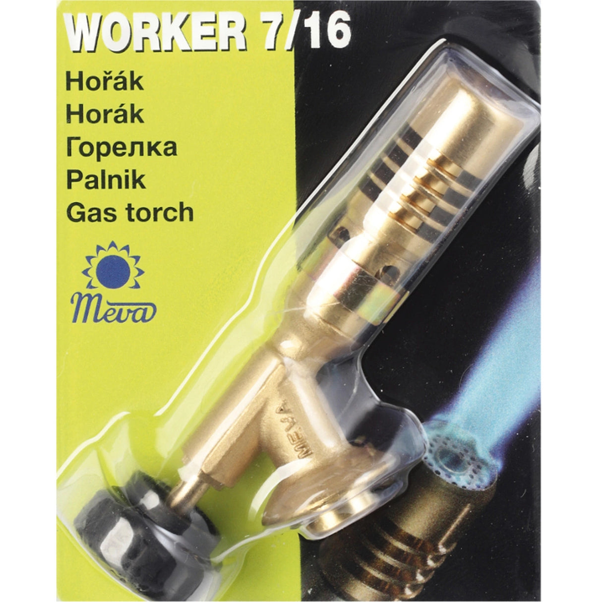 PB cartridge gas burner with 7/16'' valve WORKER 1.8kW