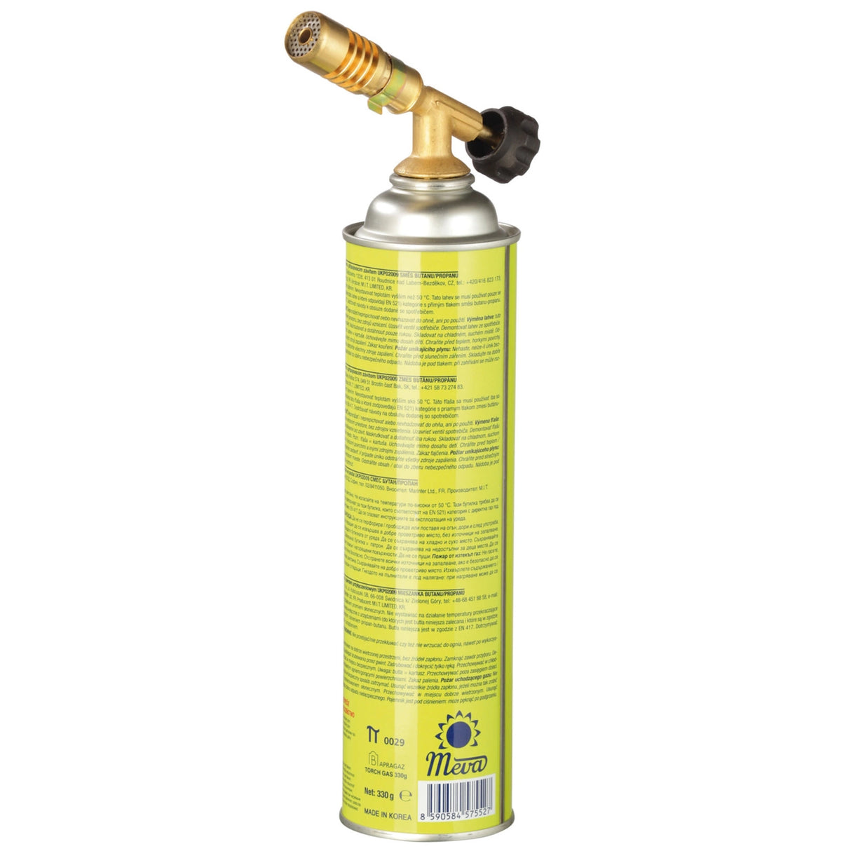 PB cartridge gas burner with 7/16'' valve WORKER 1.8kW