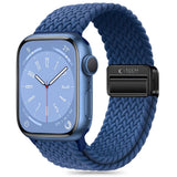Tech-Protect Nylonmag Strap til Apple Watch 4 / 5 / 6 / 7 / 8 / 9 / SE / Ultra 1 / 2 (42 / 44 / 45 / 49 mm) - Blå