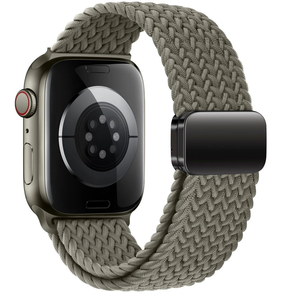 Tech-Protect Nylonmag Strap til Apple Watch 4 / 5 / 6 / 7 / 8 / 9 / SE / Ultra 1 / 2 (42 / 44 / 45 / 49 MM) - Grøn