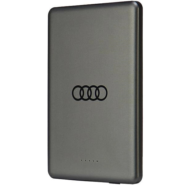 Powerbank Audi Big Logo MagSafe induktiv 15W 5000mAh - grå